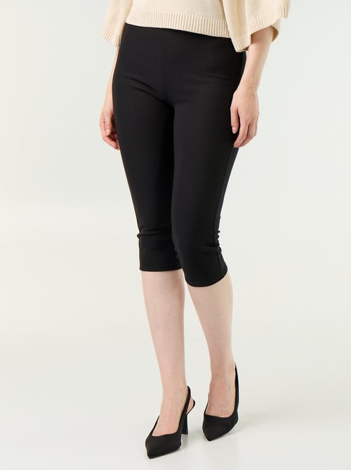 Pantacourt en maille stretch - Kiabi