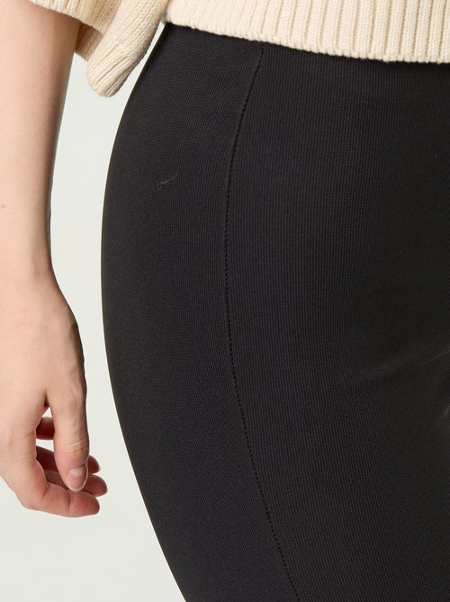 Pantacourt en maille stretch - Kiabi
