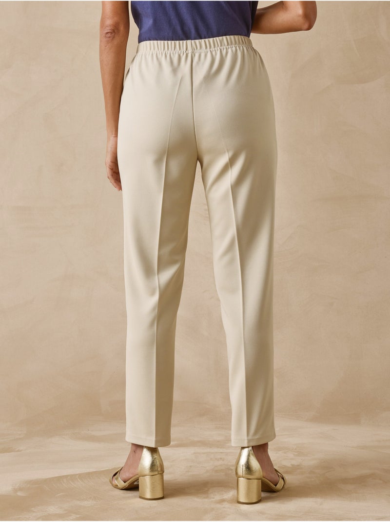 Pantacourt en maille taille élastiquée - DAXON Beige - Kiabi