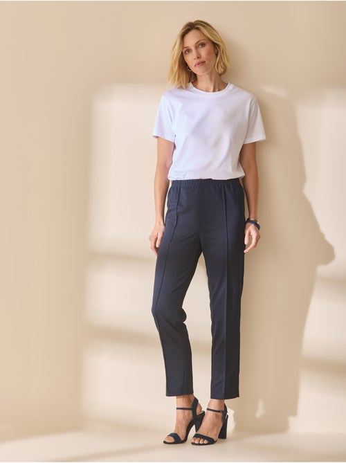 Pantacourt en maille taille élastiquée - DAXON - Kiabi