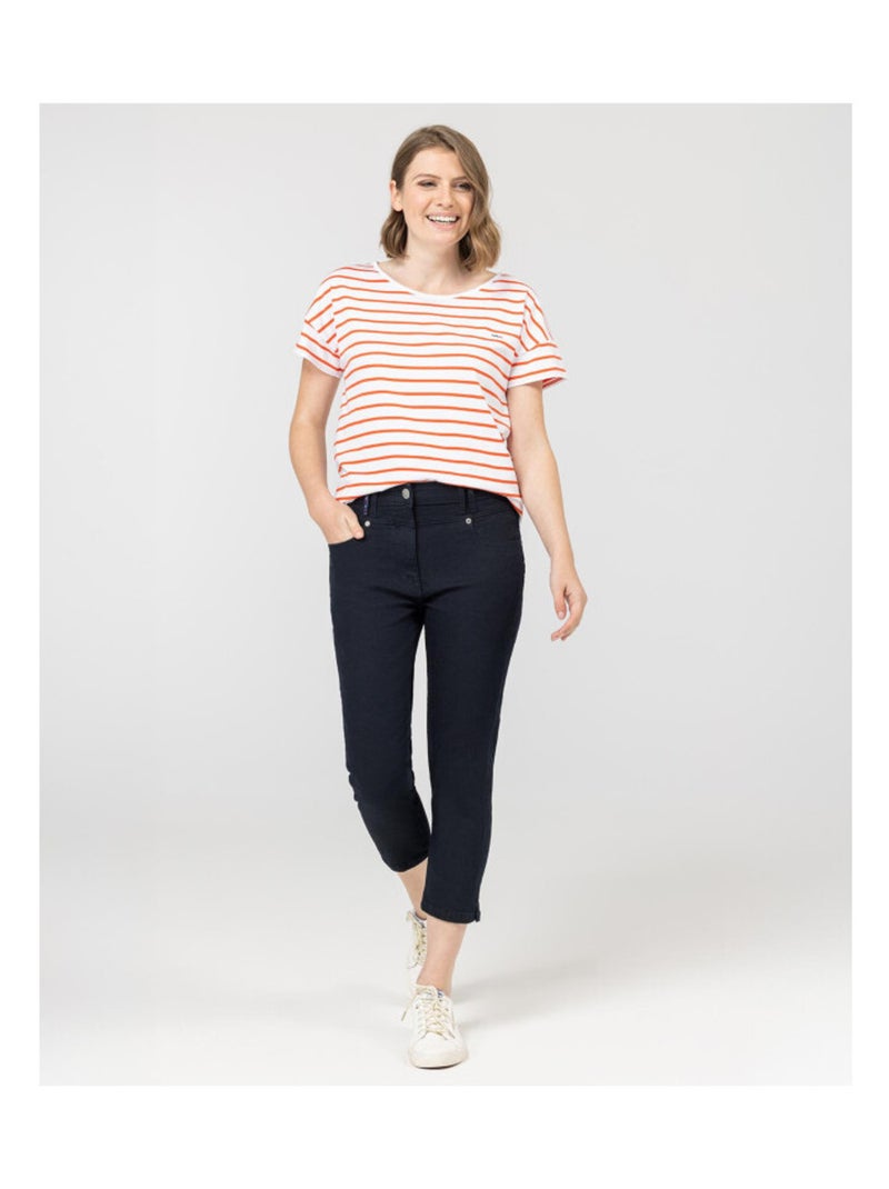 Pantacourt Femme jean bleu Bleu denim - Kiabi