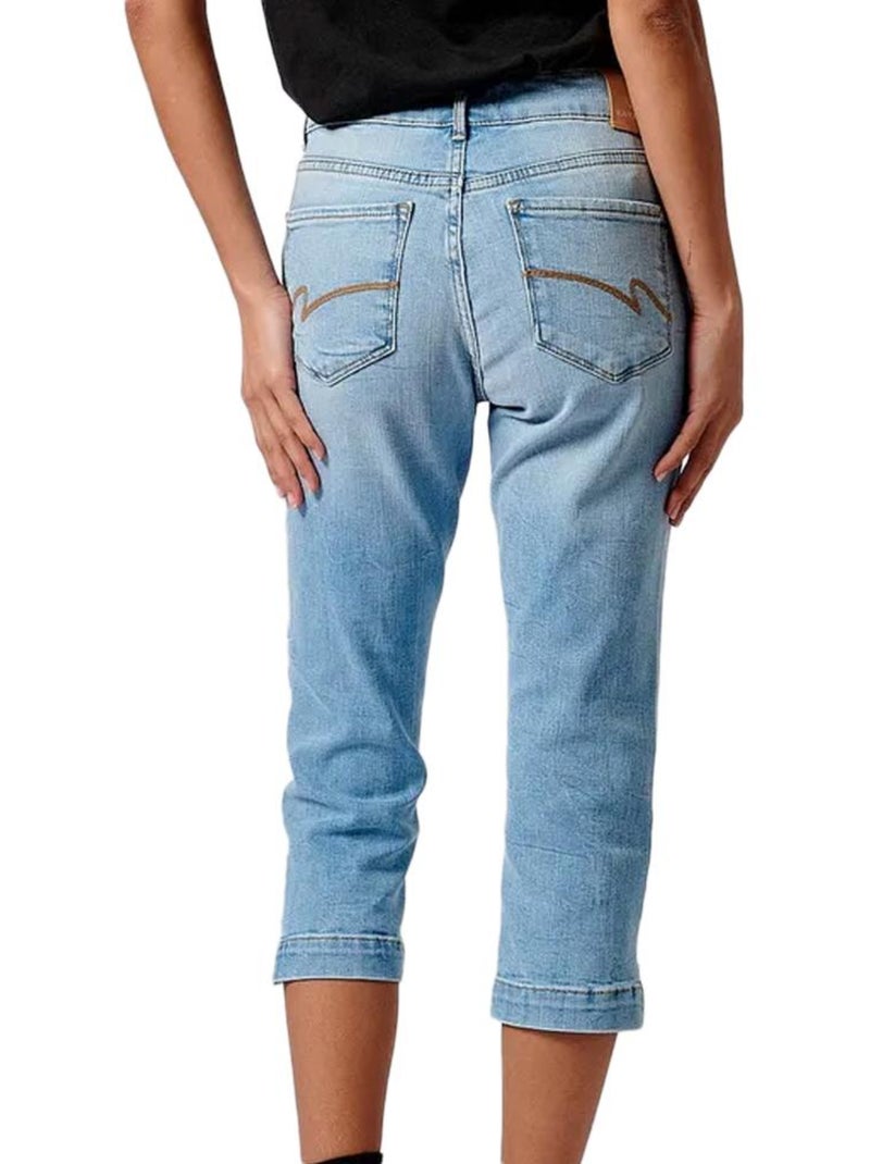 Pantacourt Femme Kaporal Bleu - Kiabi