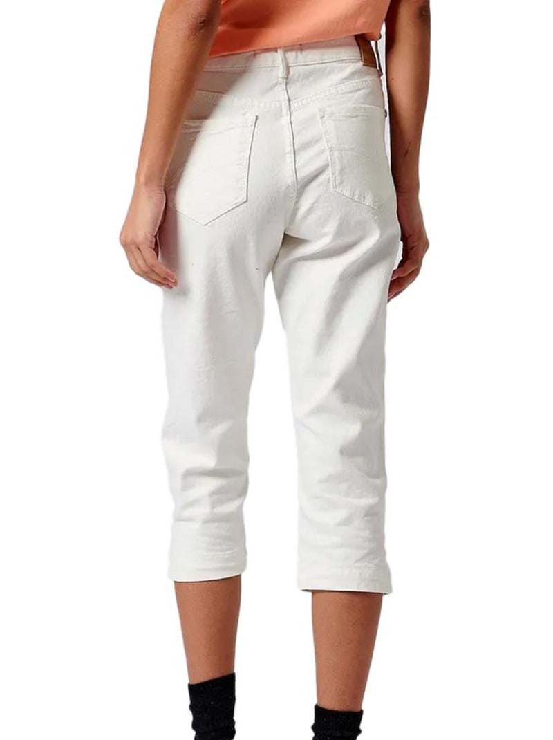 Pantacourt femme kaporal lolie24 Blanc - Kiabi
