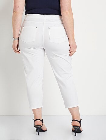 Pantacourt femme taille élastiquée 5 poches - afibel