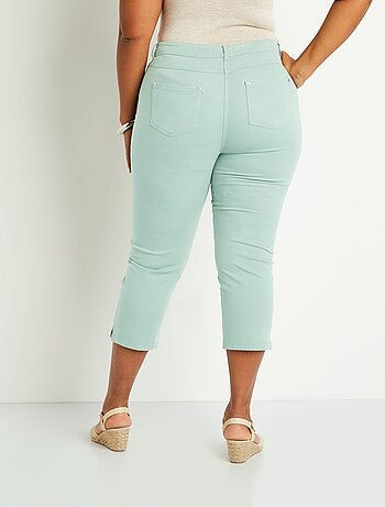 Pantacourt femme taille élastiquée 5 poches - afibel