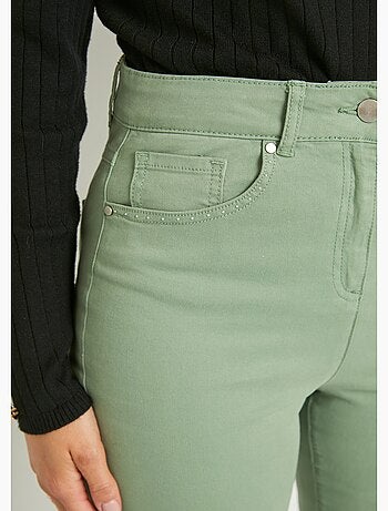 Pantacourt femme taille élastiquée 5 poches - afibel