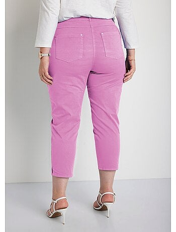 Pantacourt femme taille élastiquée 5 poches - afibel