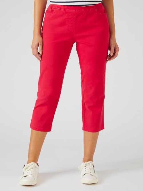 Pantacourt gabardine extensible - Damart - Kiabi