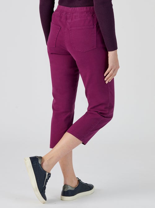 Pantacourt gabardine extensible - Damart - Kiabi Pantacourt gabardine extensible - Damart - Kiabi