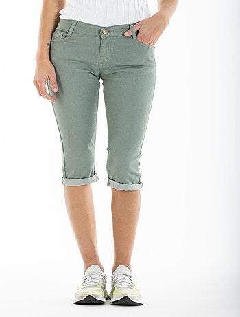 Pantacourt gabardine stretch POEMY 'Rica Lewis'