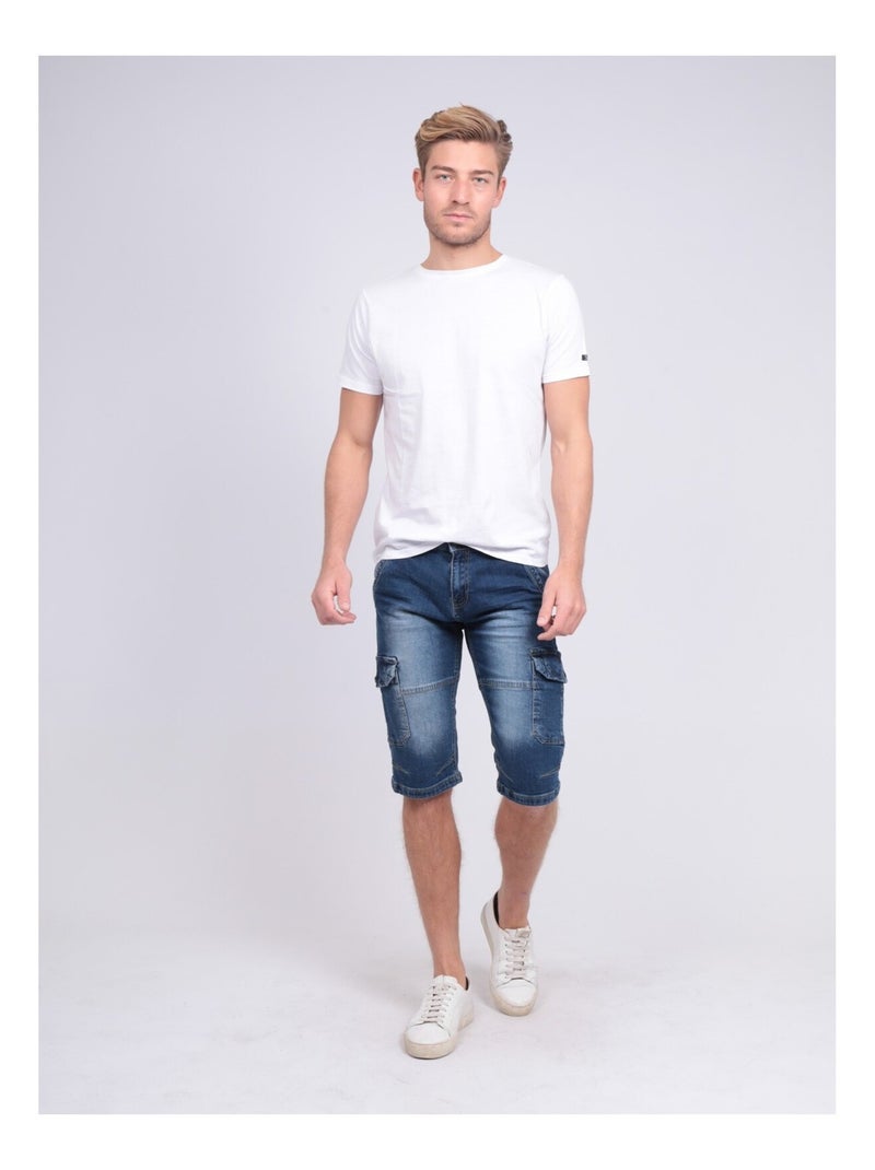 PANTACOURT JEAN BESSARION Bleu foncé - Kiabi