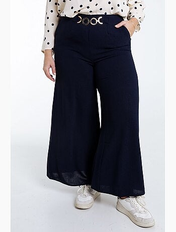 Pantacourt jupe culotte uni PAPRIKA