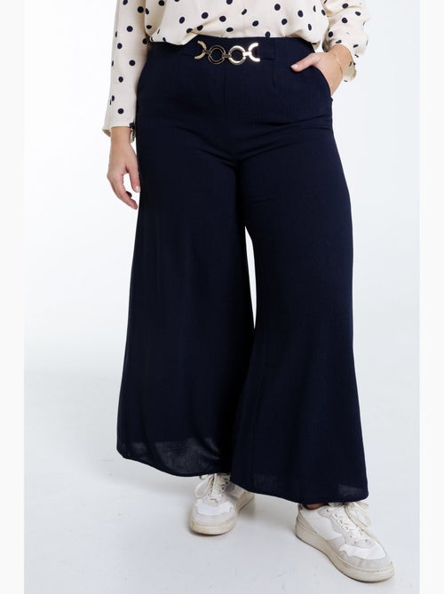 Pantacourt jupe culotte uni PAPRIKA - Kiabi