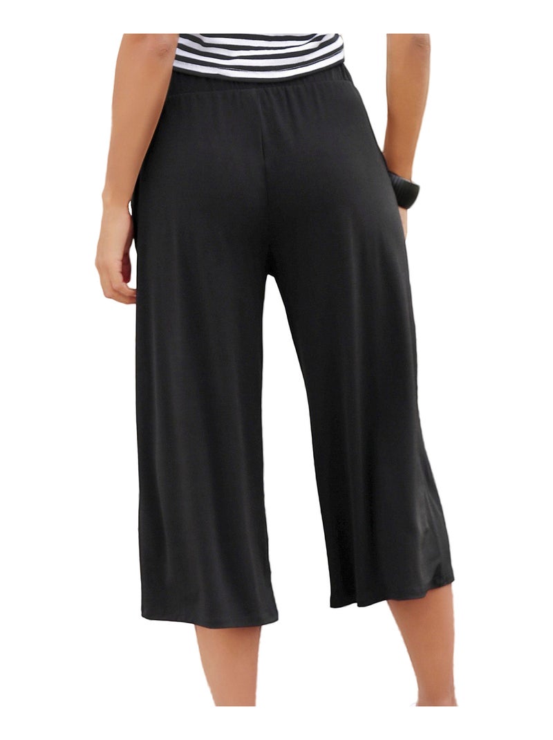 Pantacourt large Basic Noir - Kiabi