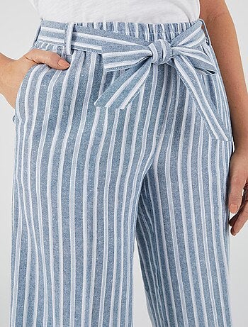 Pantacourt léger mélange lin - Damart