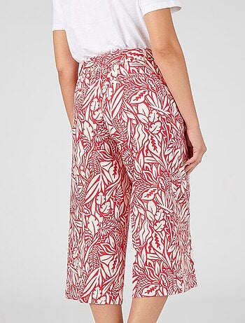 Pantacourt léger mélange lin - Damart