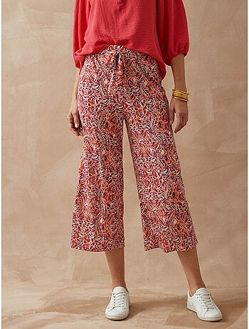 Pantacourt maille fluide