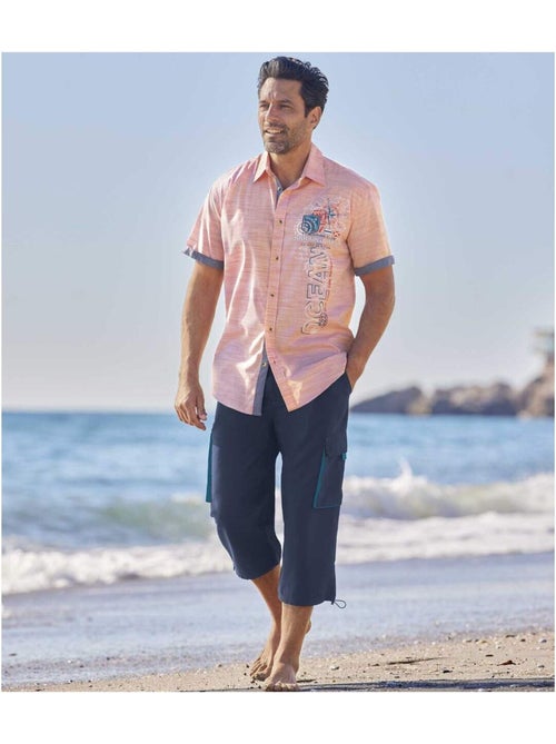 Pantacourt Microfibre Cargo  - ATLAS FOR MEN - Kiabi