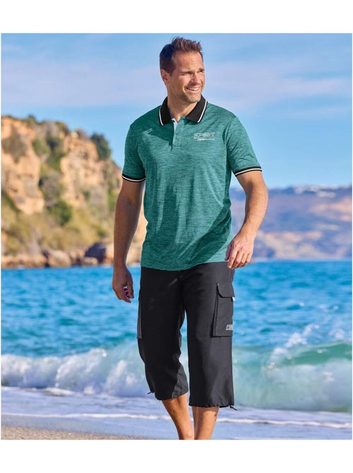 Pantacourt Microfibre Traveling   - ATLAS FOR MEN - Kiabi