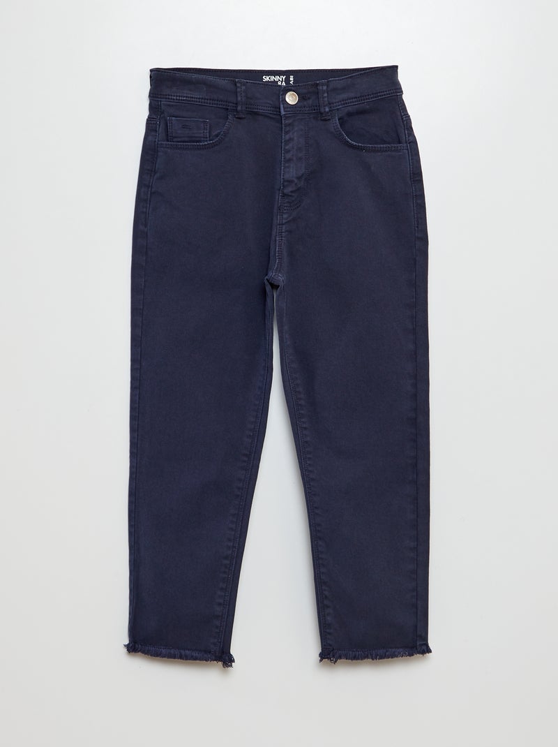 Pantacourt skinny Bleu - Kiabi