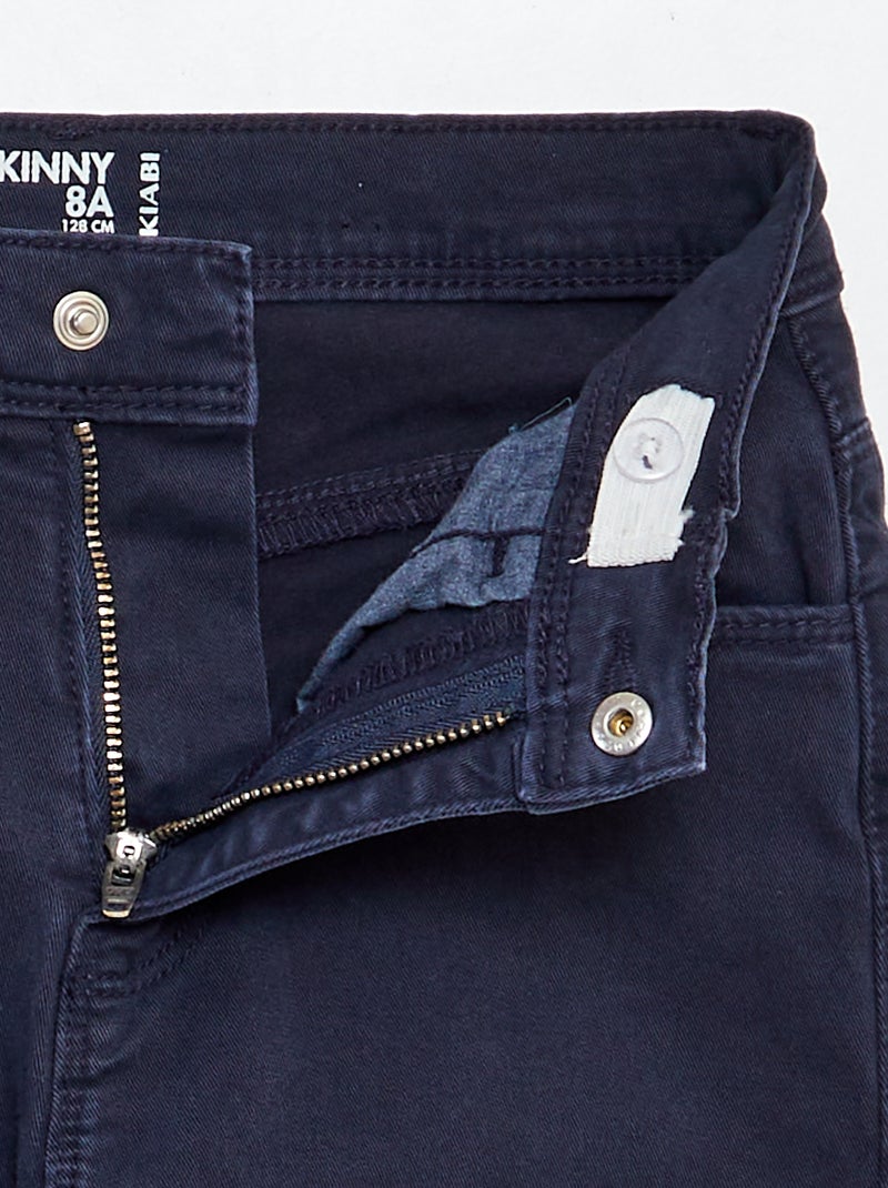 Pantacourt skinny Bleu - Kiabi