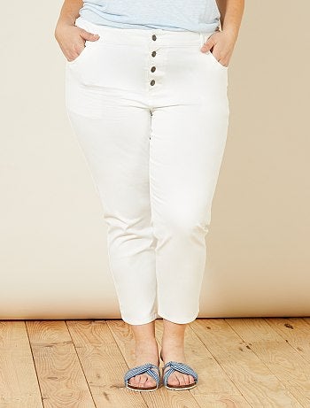 Pantacourt slim 4 boutons - Kiabi