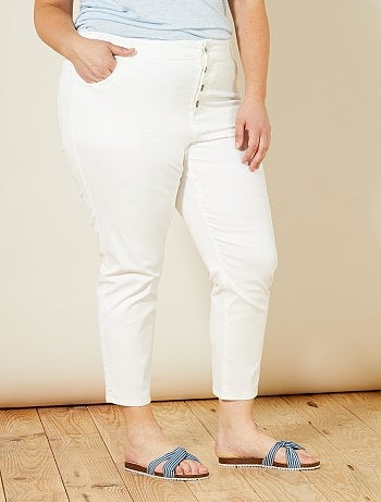 Pantacourt slim 4 boutons - Kiabi