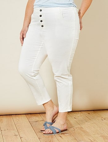 Pantacourt slim 4 boutons - Kiabi