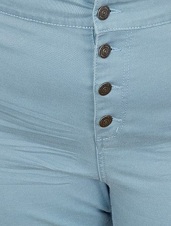 Pantacourt slim 4 boutons - Kiabi