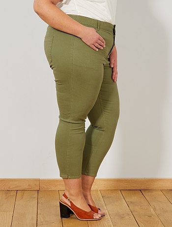 Pantacourt slim 4 boutons - Kiabi