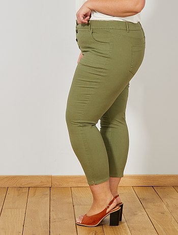 Pantacourt slim 4 boutons - Kiabi