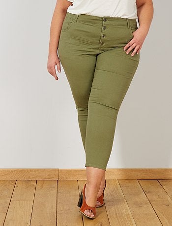 Pantacourt slim 4 boutons - Kiabi