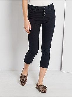 Pantacourt slim à braguette boutonnée - Kiabi