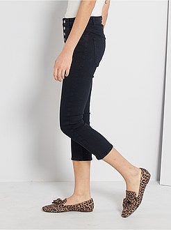 Pantacourt slim à braguette boutonnée - Kiabi