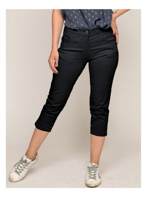 Pantacourt slim en coton stretch XETRA - Kiabi