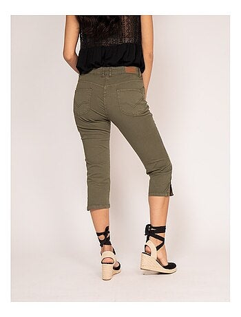 Pantacourt slim en coton stretch XETRA