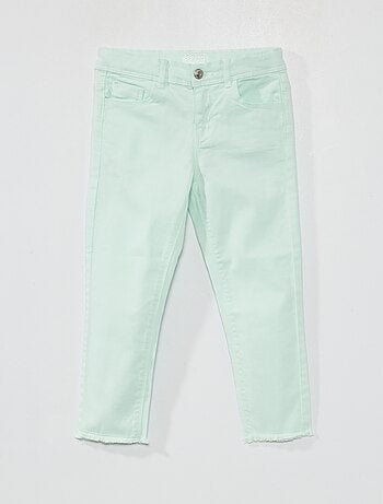Pantalon Court (pantacourt) Coton Vert Stretch COMPAGNIE DES AVENTURES - Taille 44/46 - Idéal Pour L'été, Femme
