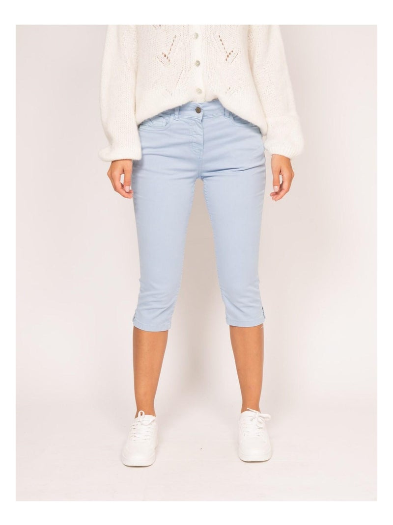 Pantacourt slim XIMI Bleu ciel - Kiabi