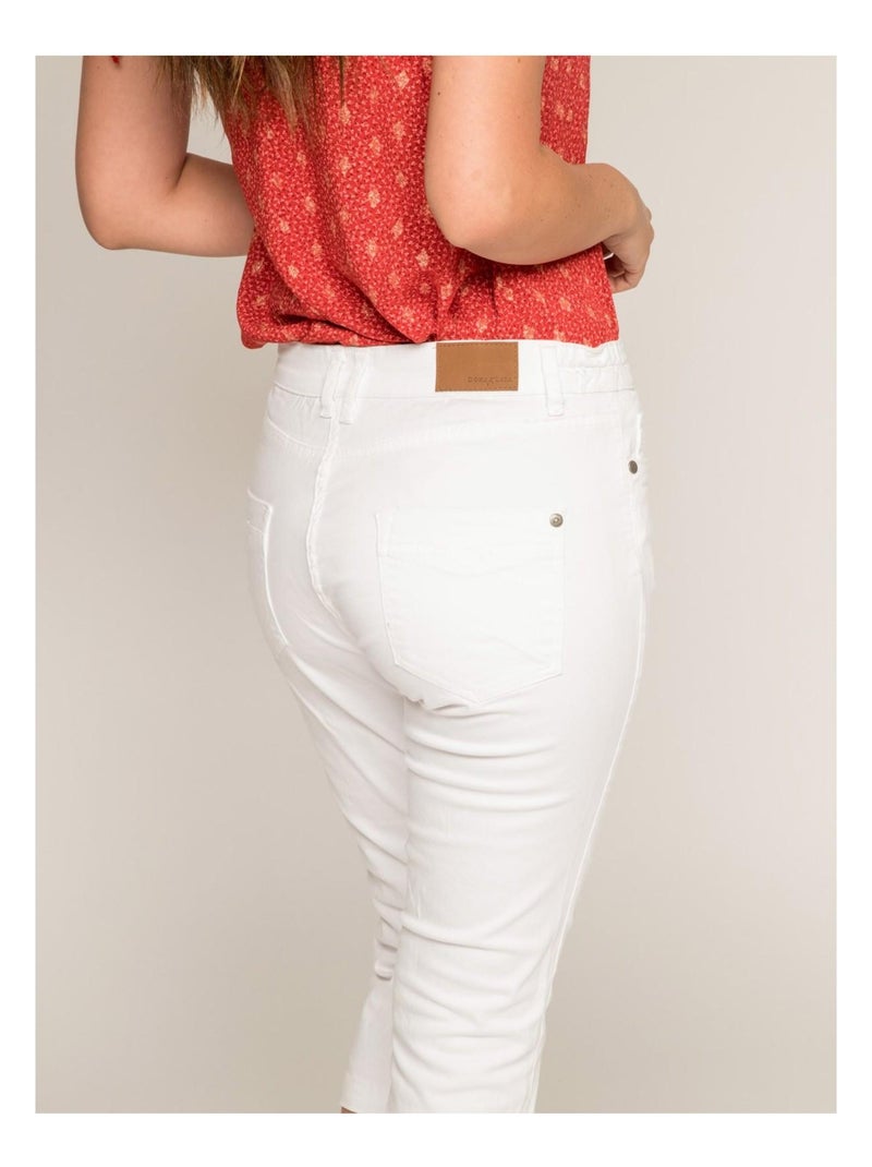 Pantacourt slim XIMI Marron - Kiabi