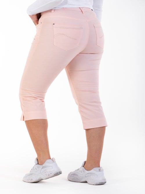 Pantacourt taille haute stretch OBP20 'OBER' - Kiabi