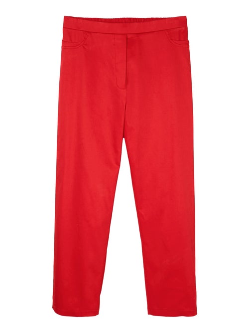 Pantacourt taille semi élastiquée satin - Afibel - Kiabi