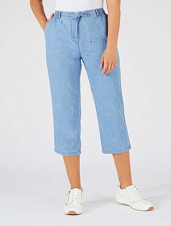 Pantacourt tissu chambray - Damart