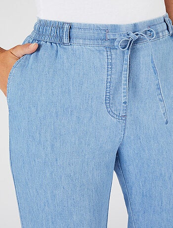 Pantacourt tissu chambray - Damart