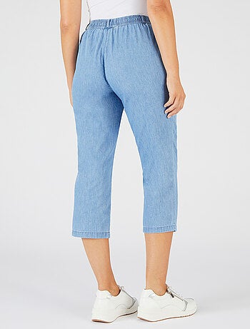 Pantacourt tissu chambray - Damart