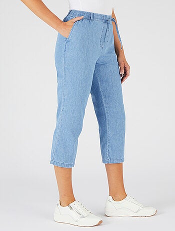 Pantacourt tissu chambray - Damart