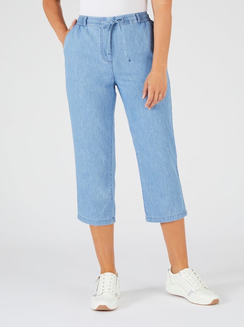 Pantacourt tissu chambray - Damart - Kiabi