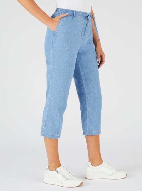 Pantacourt tissu chambray - Damart - Kiabi