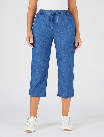 Pantacourt tissu chambray - Damart