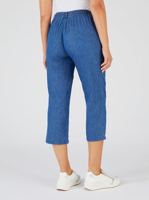 Pantacourt tissu chambray - Damart - Kiabi