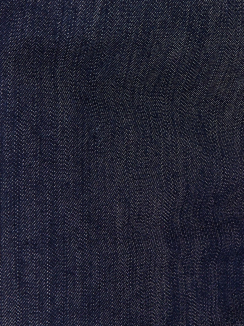 Pantacourt toile extensible - Damart Bleu foncé - Kiabi